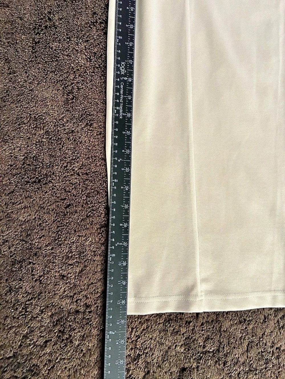 OGL Wide Leg Trousers in Beige Size Large NWT - Picture 7 of 7